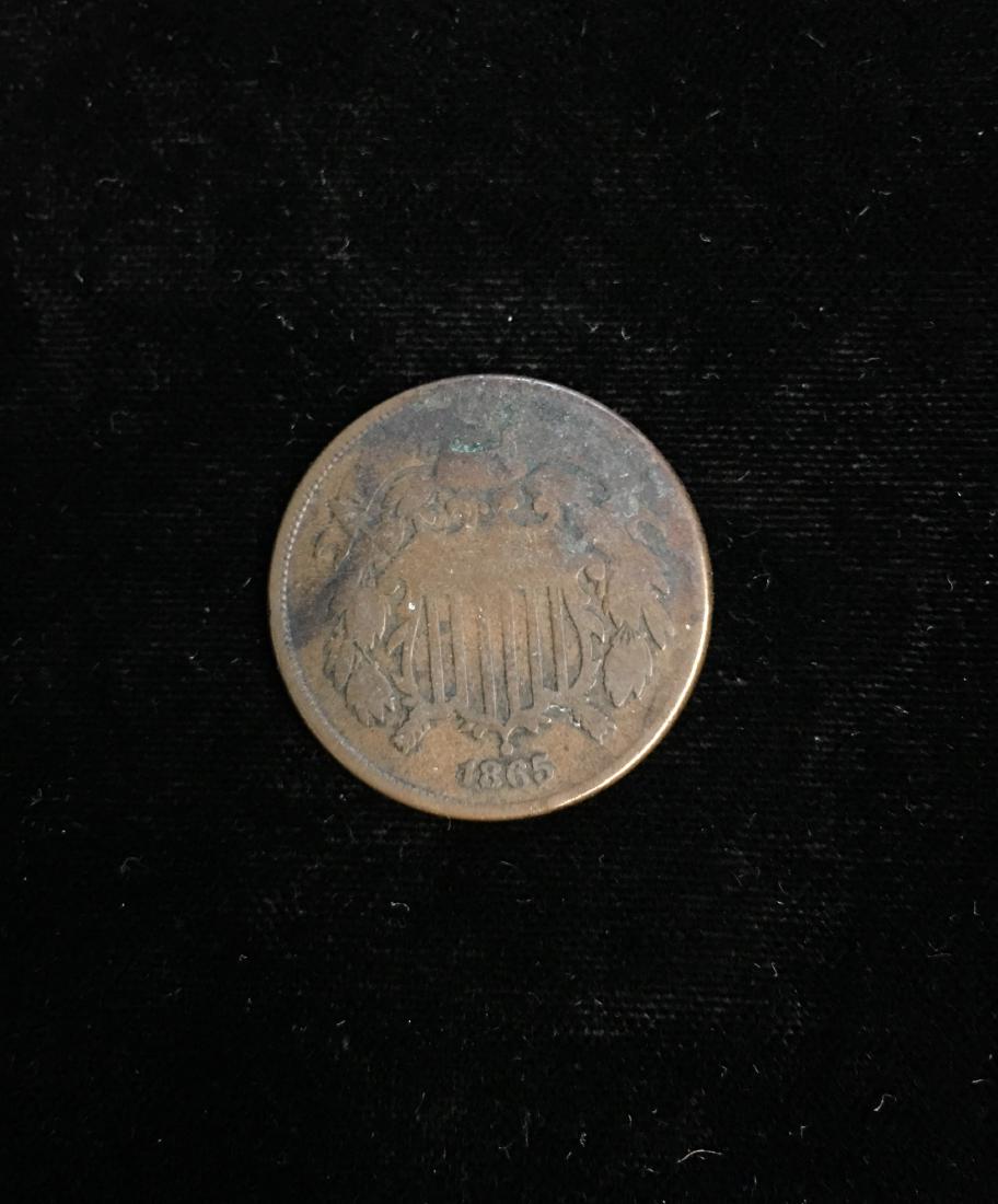 1865 2c Two-Cent Piece Good (1 of 2)