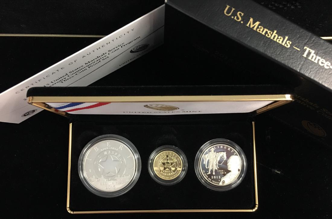 2015 US Marshals Service 225th Anniversary 3 coins (1 of 3)