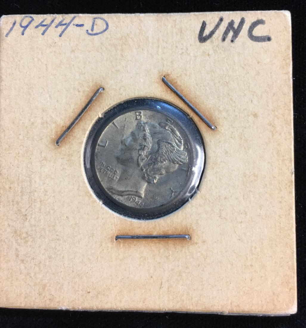1944-D 10C Mercury Dime Uncirculated (1 of 2)