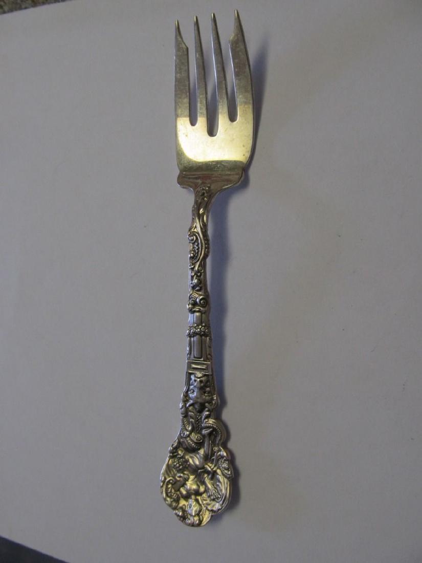 VERSAILLES GORHAM  STERLING SILVER  SALAD FORK FINE (1 of 5)