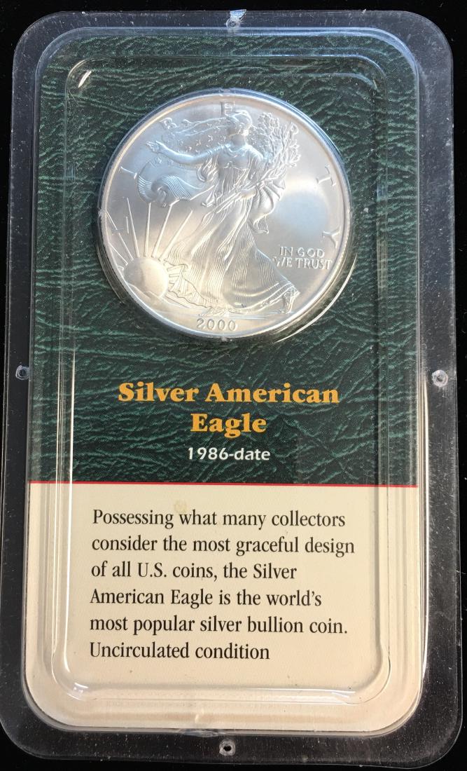 2000 $1 American Silver Eagle 1oz Littleton Coin (1 of 2)