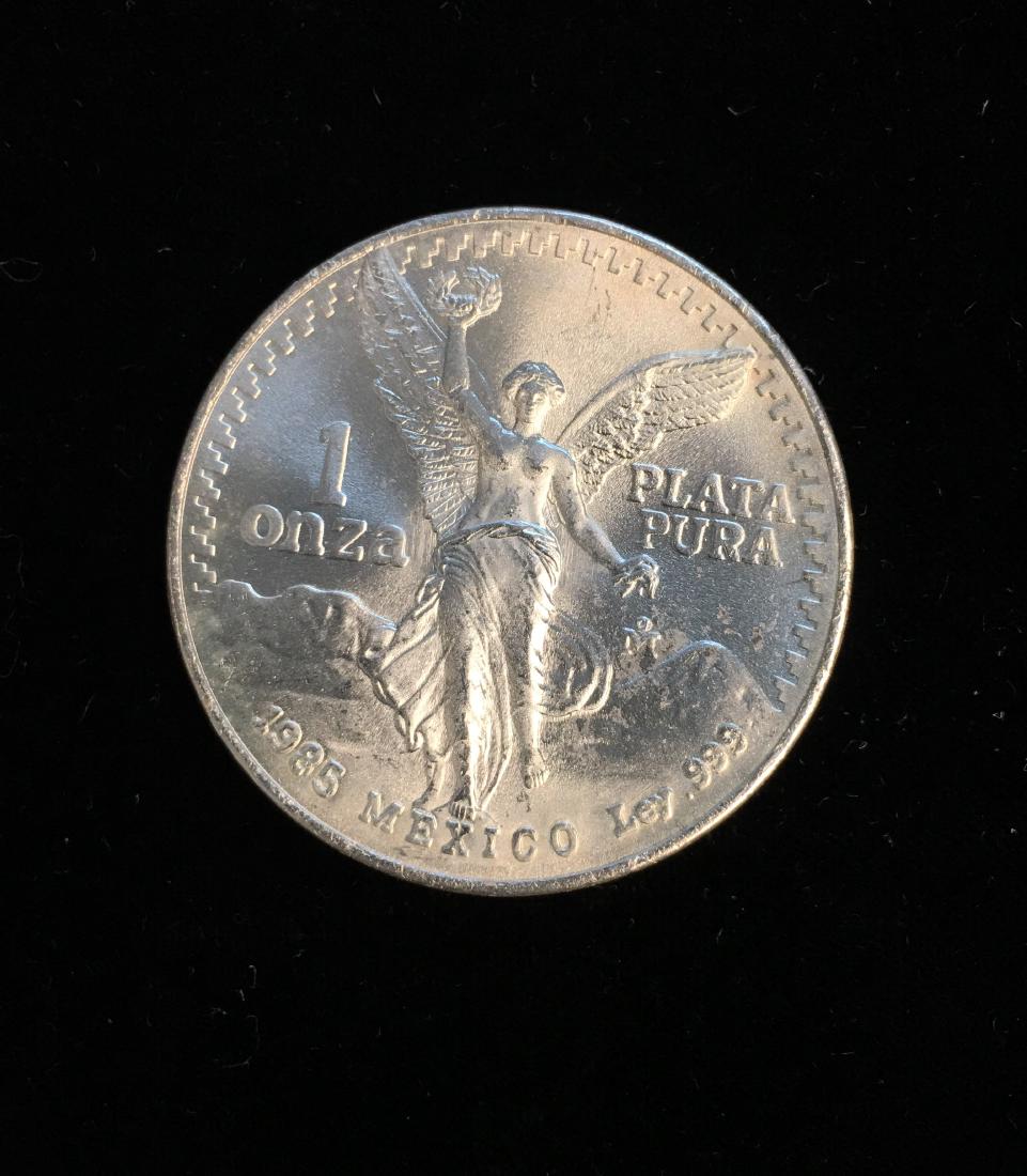1985 Mexico 1 oz Silver Libertad BU (1 of 2)