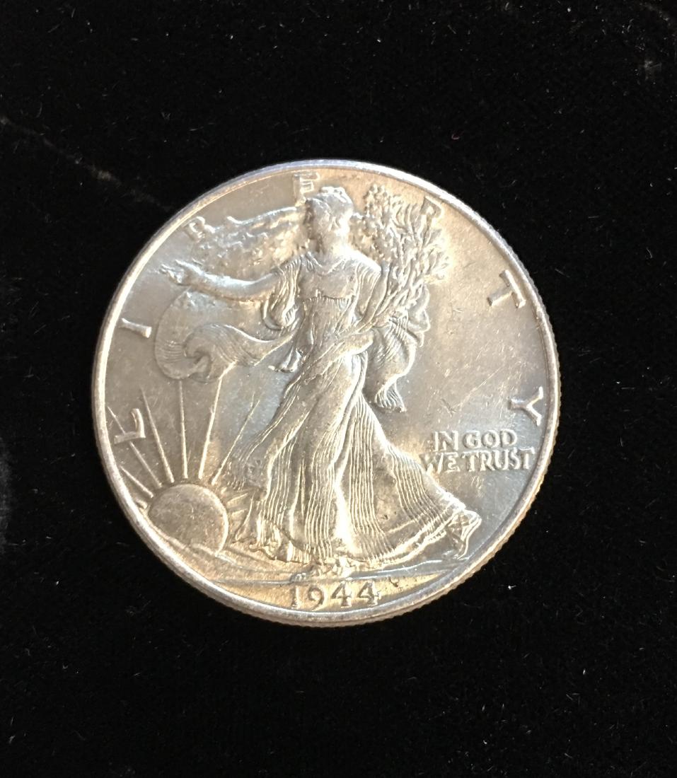 1944-P 50C Walking Liberty Silver Half Dollar (1 of 2)