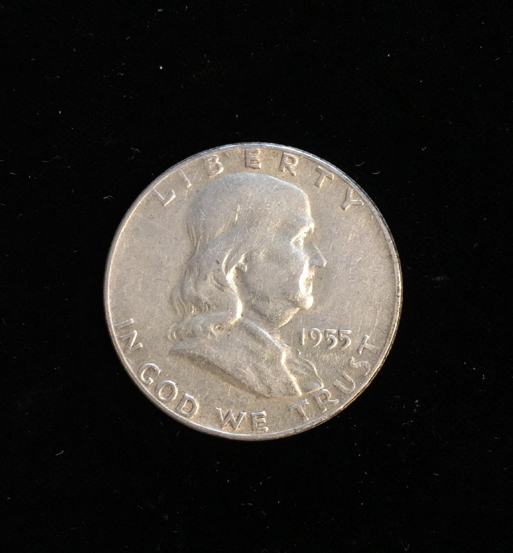 1955 50c Franklin Half Dollar Bugs Bunny (1 of 2)