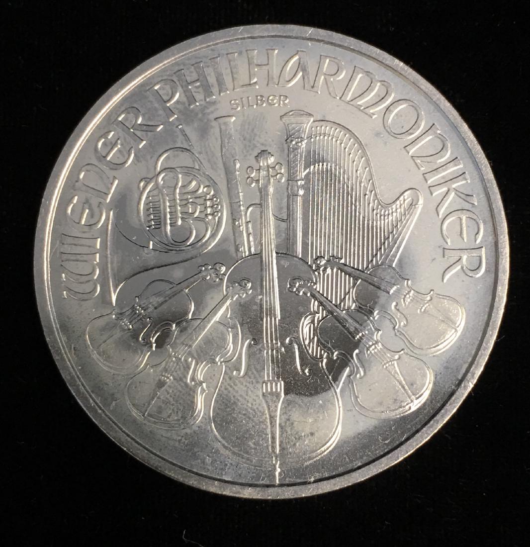 2008 1,50 ? Austria 1 oz Silver Philharmonic BU (1 of 2)