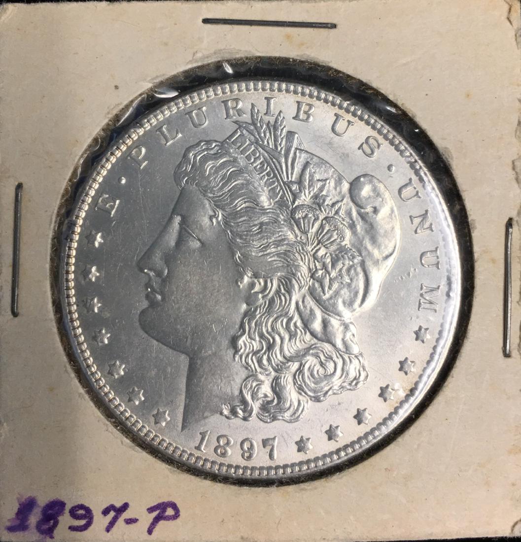 1897-P $1 Morgan Silver Dollar: 1897-P $1 Morgan Silver Dollar