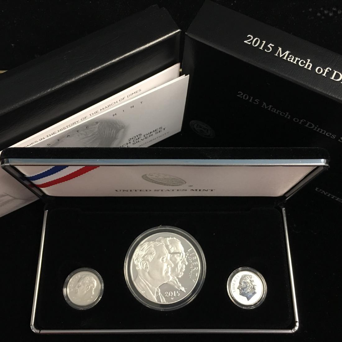 2015 March of Dimes 3 coins Special Commemorative (1 of 3)