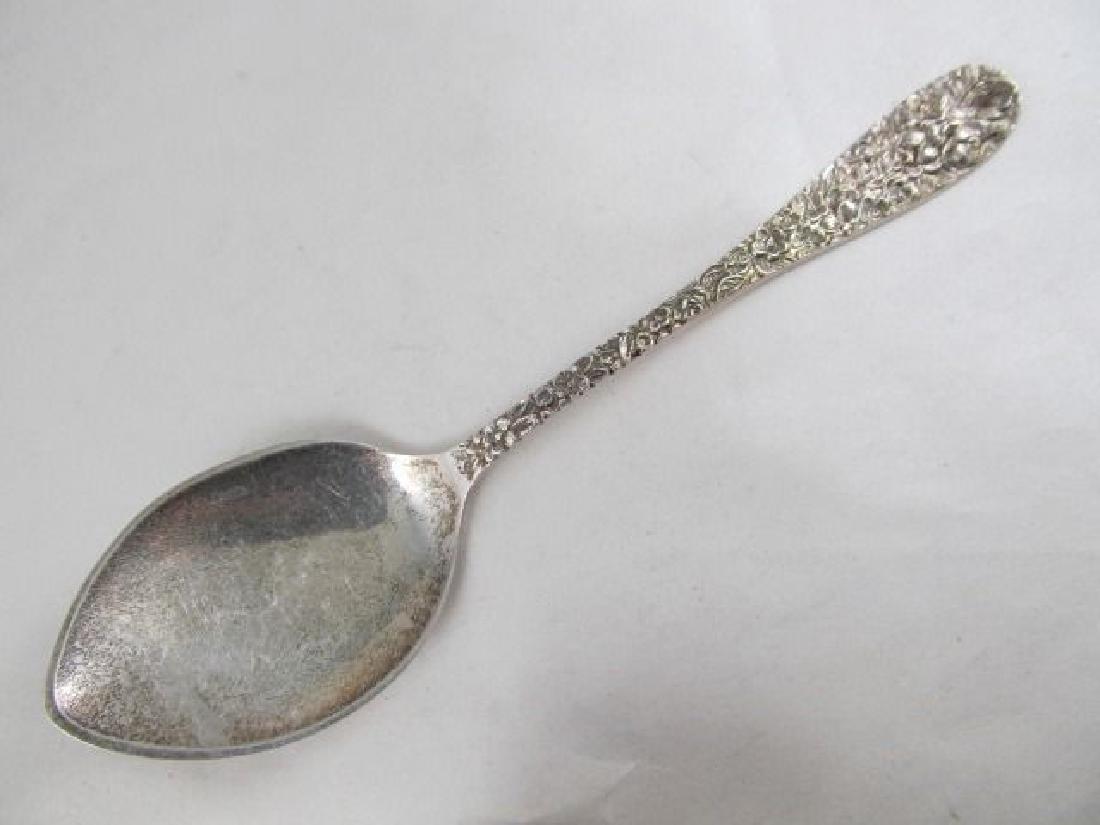 STIEFF ROSE STERLING JELLY SPOON SERVER EXCELLENT COND (1 of 6)