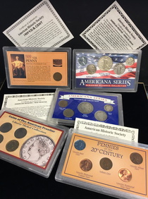 Set Of The American Historic Society Genuine Coin