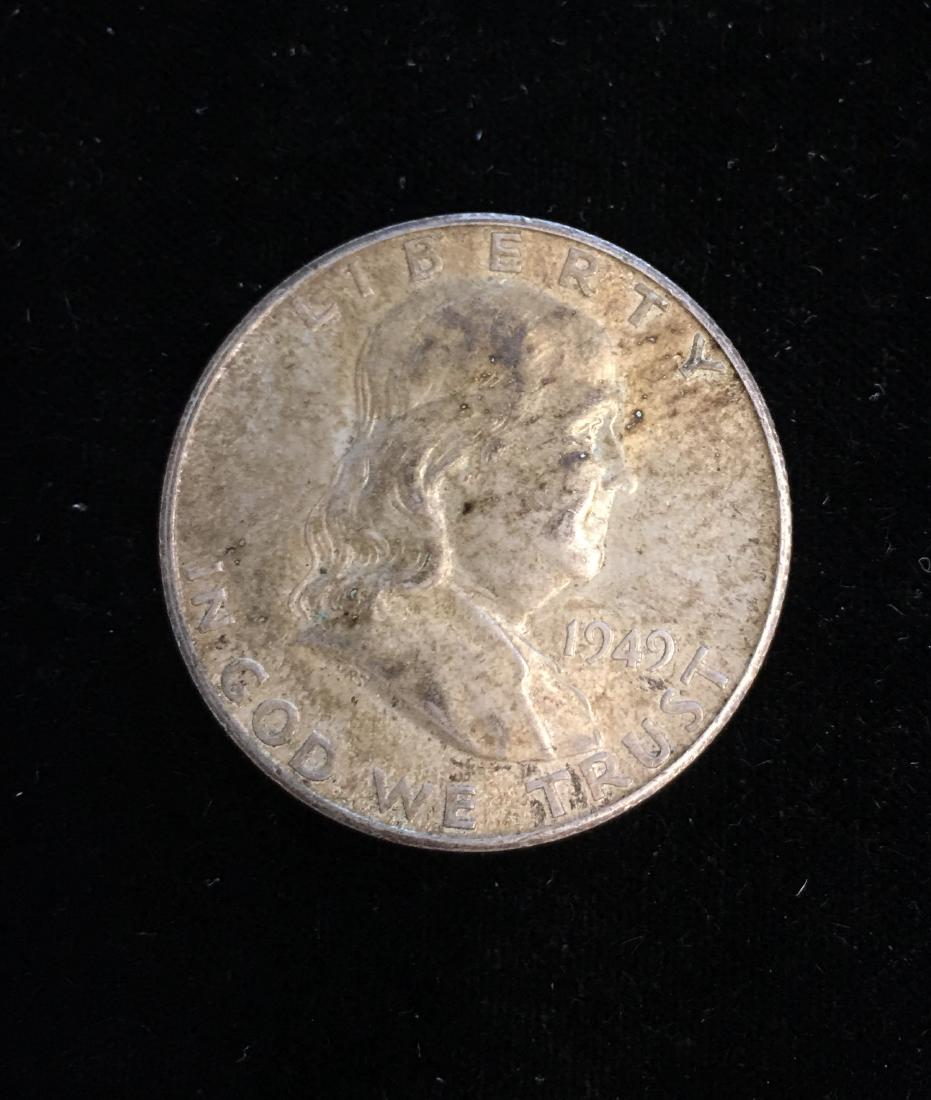 1949-S 50c Franklin Half Dollar AU (1 of 2)