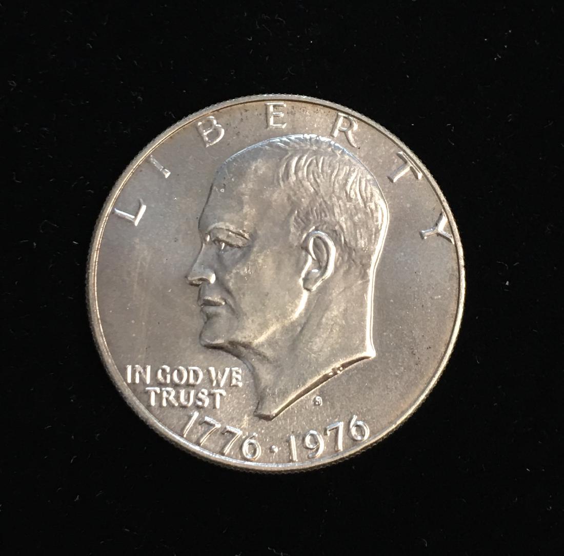 1976-S $1 Eisenhower Dollar 40% Silver Bicentennial BU (1 of 2)