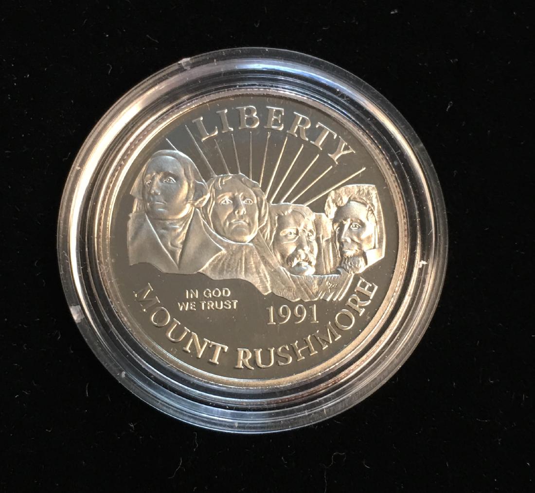 1991-S 50c Mount Rushmore Golden Anniversary (1 of 2)