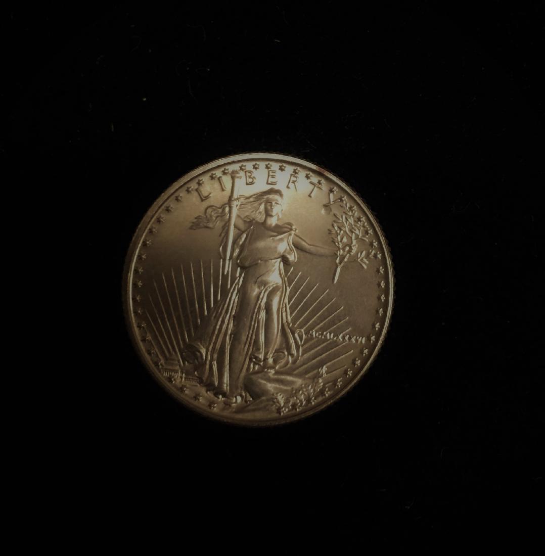 1986 $10 American Gold Eagle 1/4 oz Fine Gold GBU: 1986 $10 American Gold Eagle 1/4 oz Fine Gold GBU