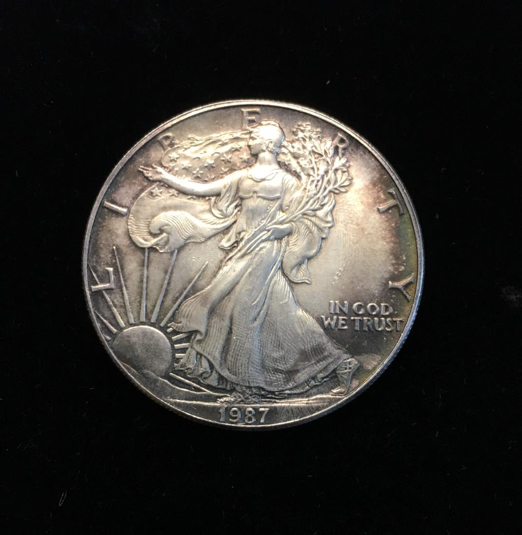 1987 $1 American Silver Eagle BU (1 of 5)
