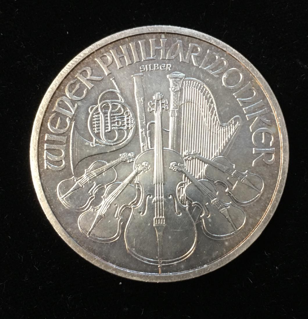 2009 1,50 Euro Austria 1 oz Silver Philharmonic BU (1 of 2)