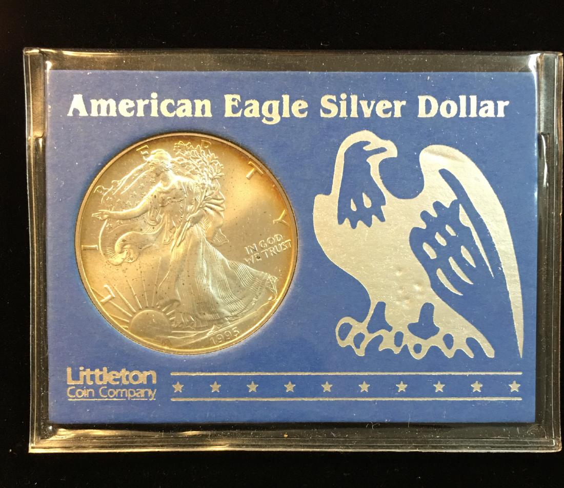 1995 American Silver Eagle Littleton Coin Company (1 of 4)