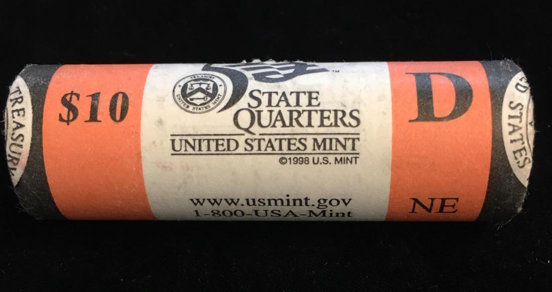 2006-D 25c Nebraska Quarter US Mint Roll of 40 - $10: 2006-D 25c Nebraska Quarter US Mint Roll of 40 - $10 Value