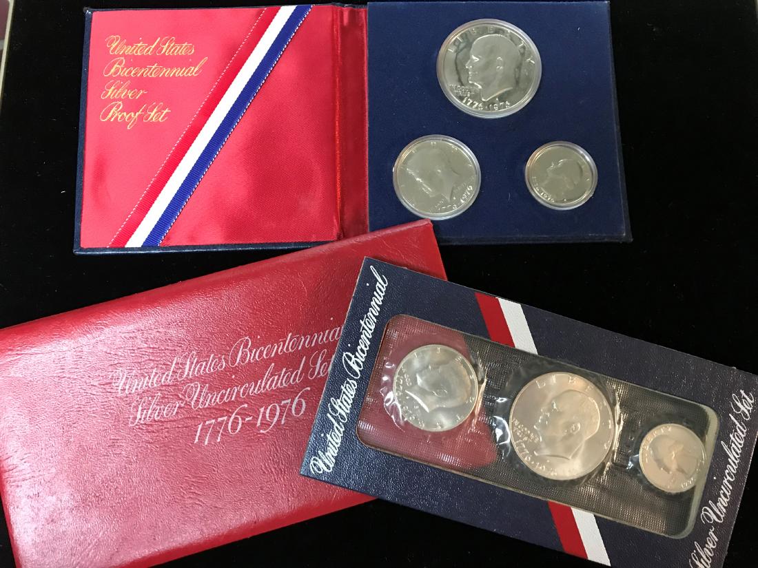 Lot of 2: 1776-1976 U.S. Bicentennial Silver Sets Proof (1 of 4)
