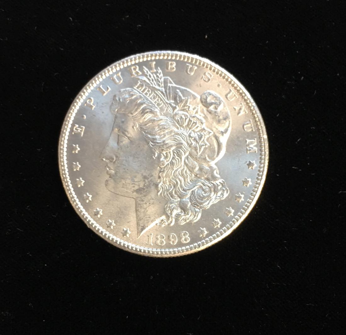 1898-O $1 Morgan Silver Dollar GEM BU (1 of 3)