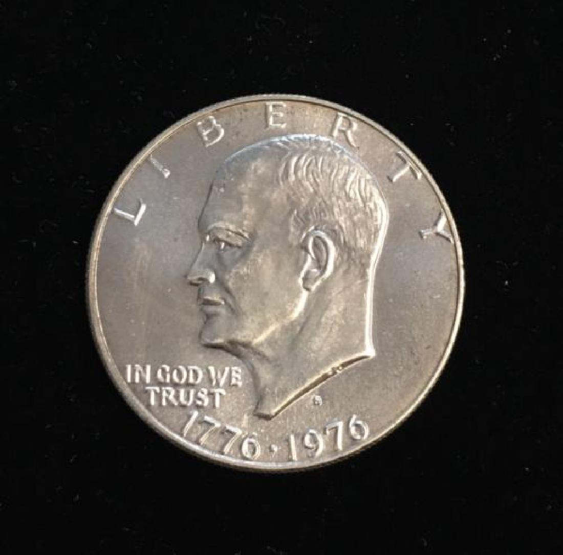 1976-S $1 Eisenhower Dollar 40% Silver Bicentennial BU (1 of 2)