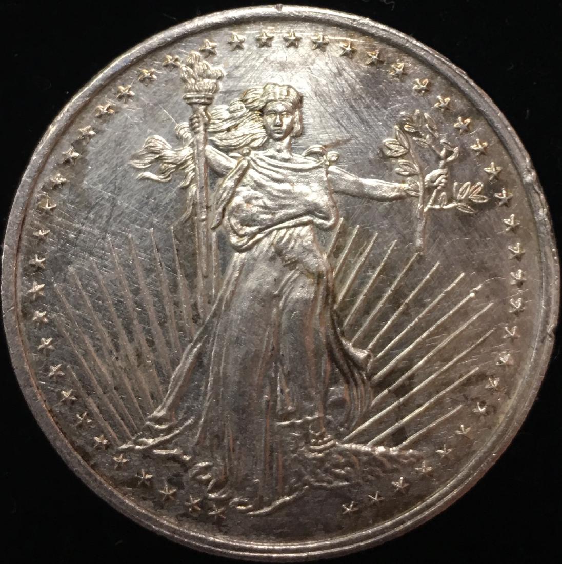 1 oz .999 Fine Silver Round - Saint Design by Silver (1 of 2)