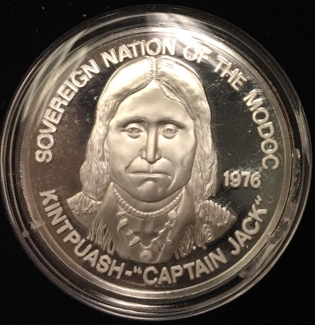 1976 4/5 .999 Fine Silver Round - Sovereign Nation of (1 of 2)