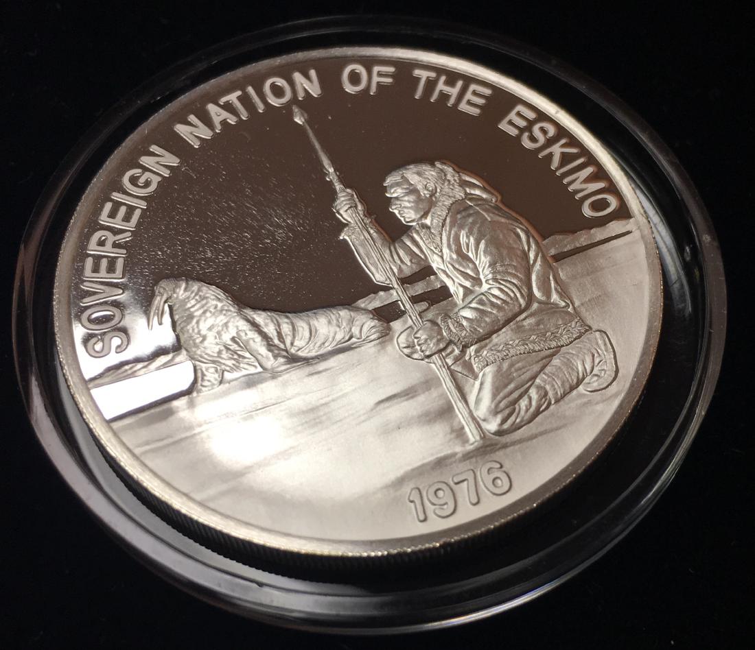 1976 4/5 .999 Fine Silver Round - Sovereign Nation of (1 of 3)