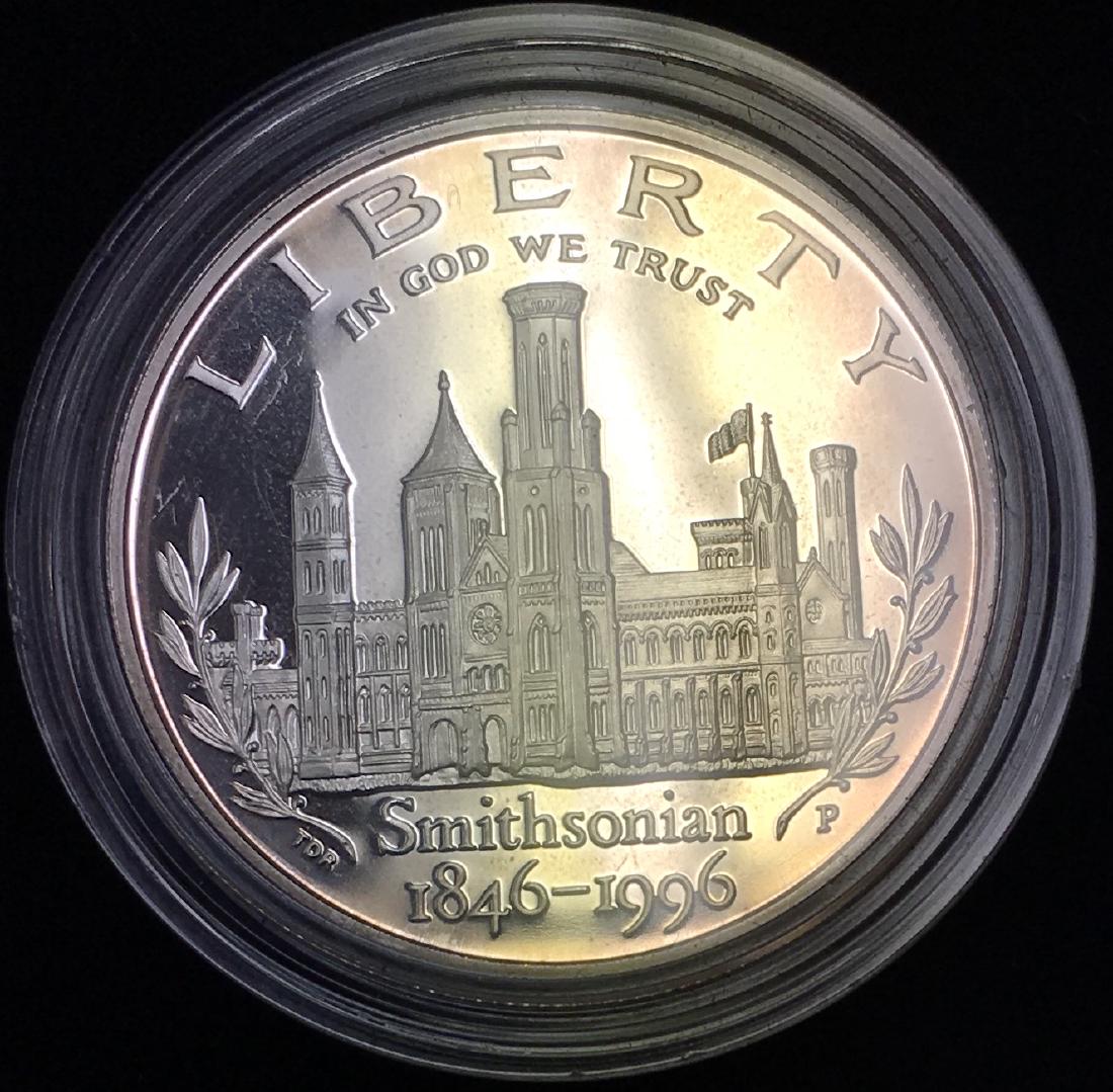 1996-P $1 Smithsonian Institution 150th Anniv. (1 of 2)