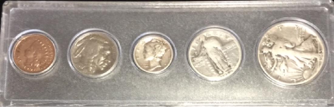 US Type Set: 1945-P Walking 50c, 1926-P Standing (1 of 6)