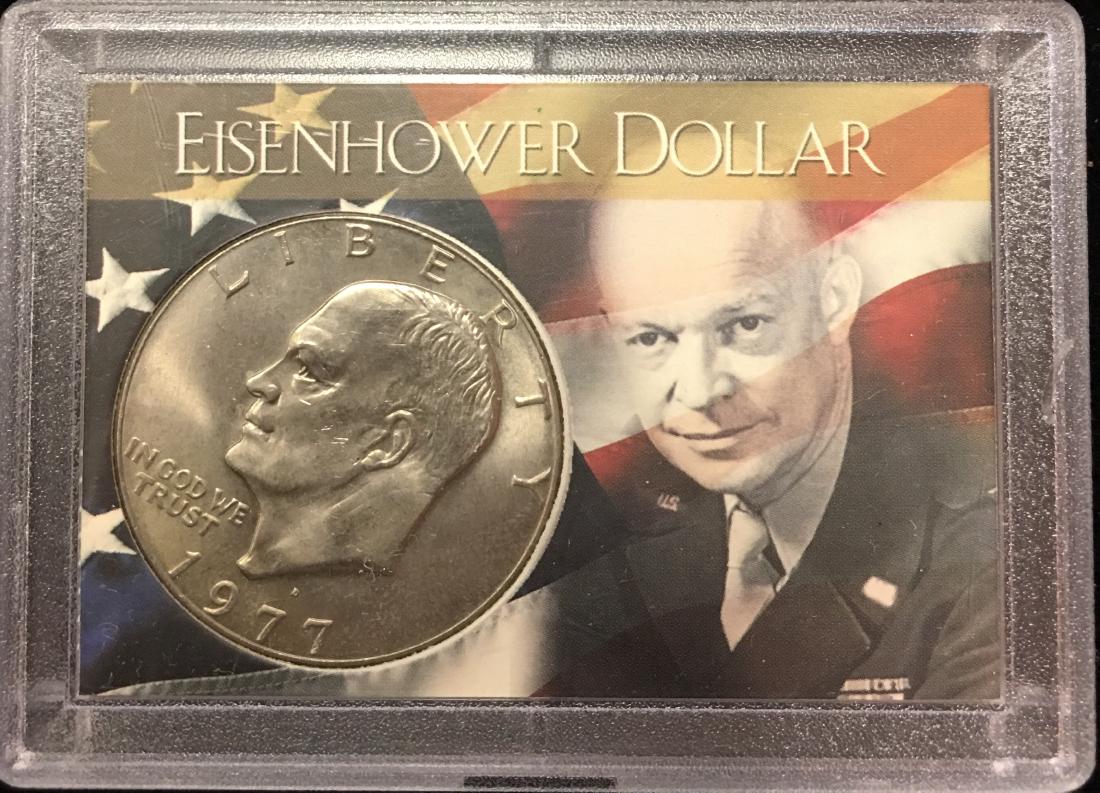 1977-D $1 Eisenhower Dollar (1 of 2)