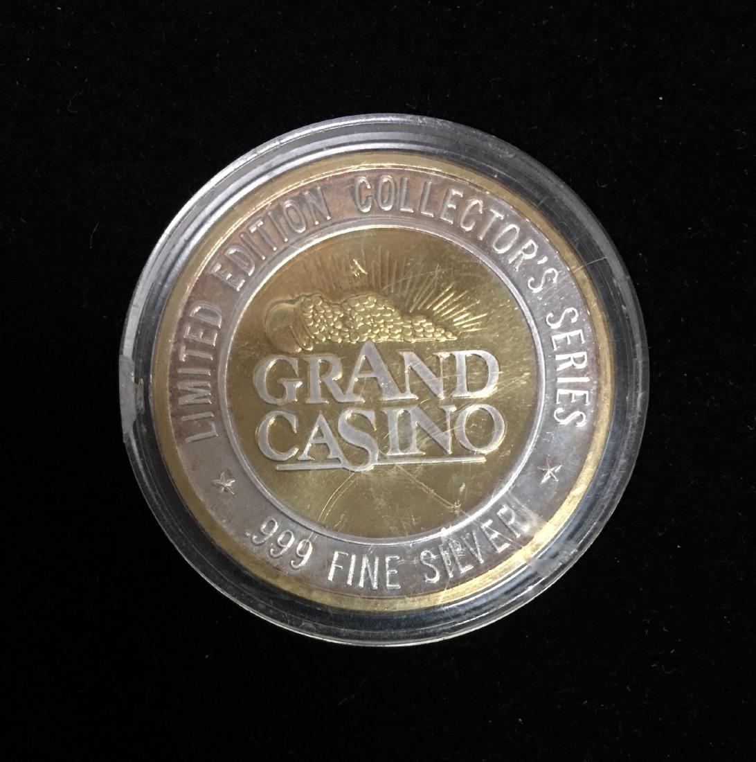 Grand Casino Token .999 Fine Silver - State of (1 of 2)