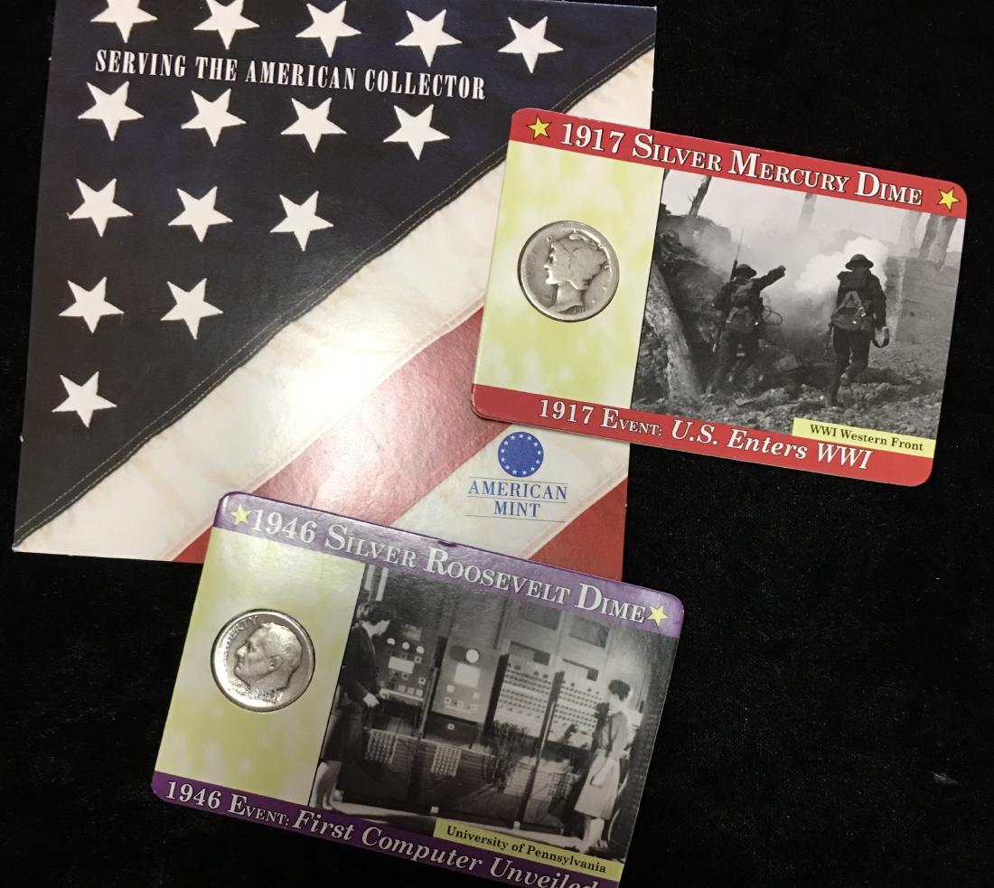 Serving The American Collection: 1917 Mercury Dime & (1 of 5)