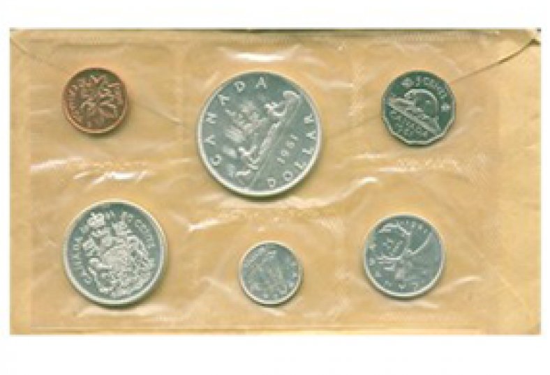 1961 Canada Proof - Like 6 Coin Mint Set in Original (1 of 1)