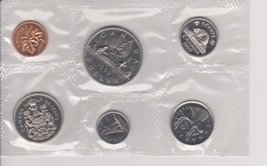 1969 Canada Proof-Like 6 Coin Mint Set in Original (1 of 1)