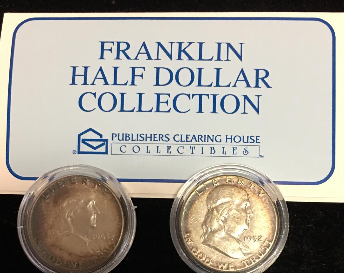 1952-P & 1963-P Franklin Half Dollar Collection from (1 of 2)
