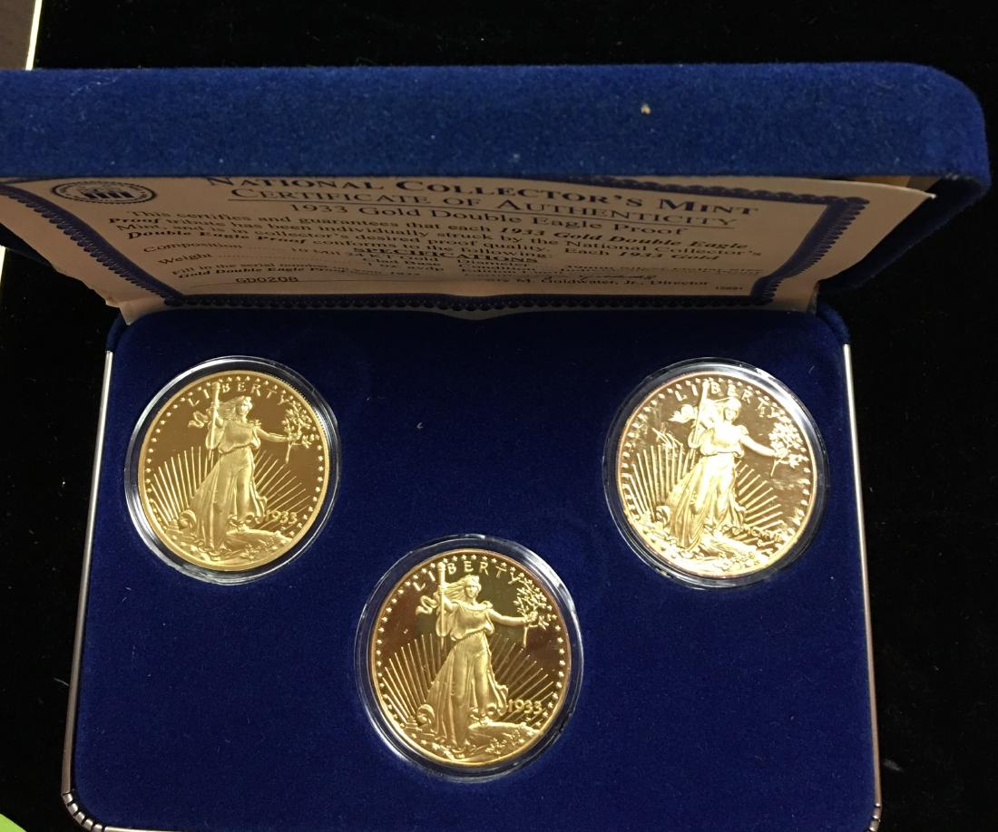 National Collector\'s Mint 24K GOLD 1907 & 1933 Double (1 of 2)