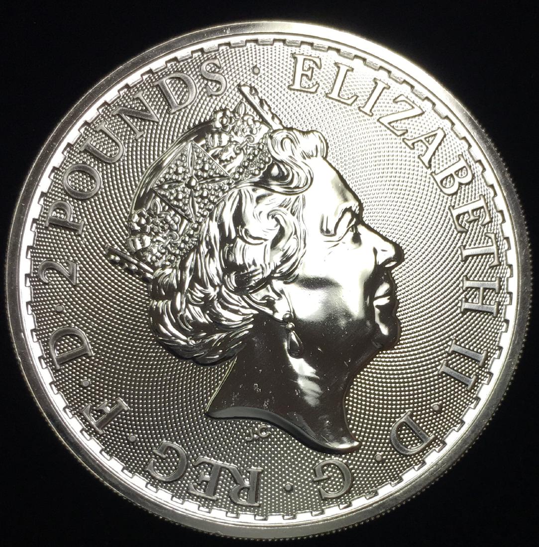 2018 Great Britain 2 Pounds Silver Britannia 1 oz Fine: 2018 Great Britain 2 Pounds Silver Britannia 1 oz Fine Silver