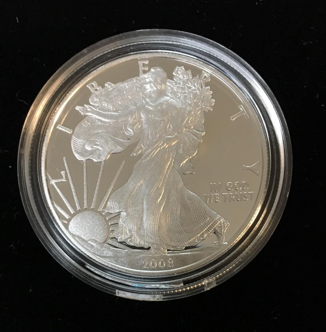 2008-W $1 American Silver Eagle Proof As Is (1 of 4)