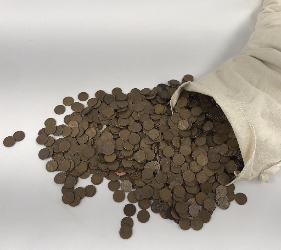 5000 Lincoln Wheat Cent Penny Bag 1C 1909-1958 P/D/S (1 of 2)