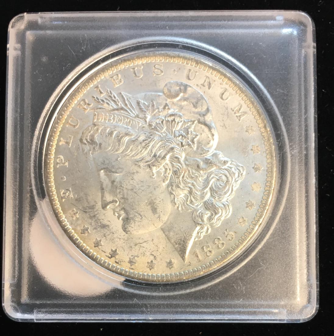 1885-O $1 Morgan Silver Dollar PBU (1 of 2)