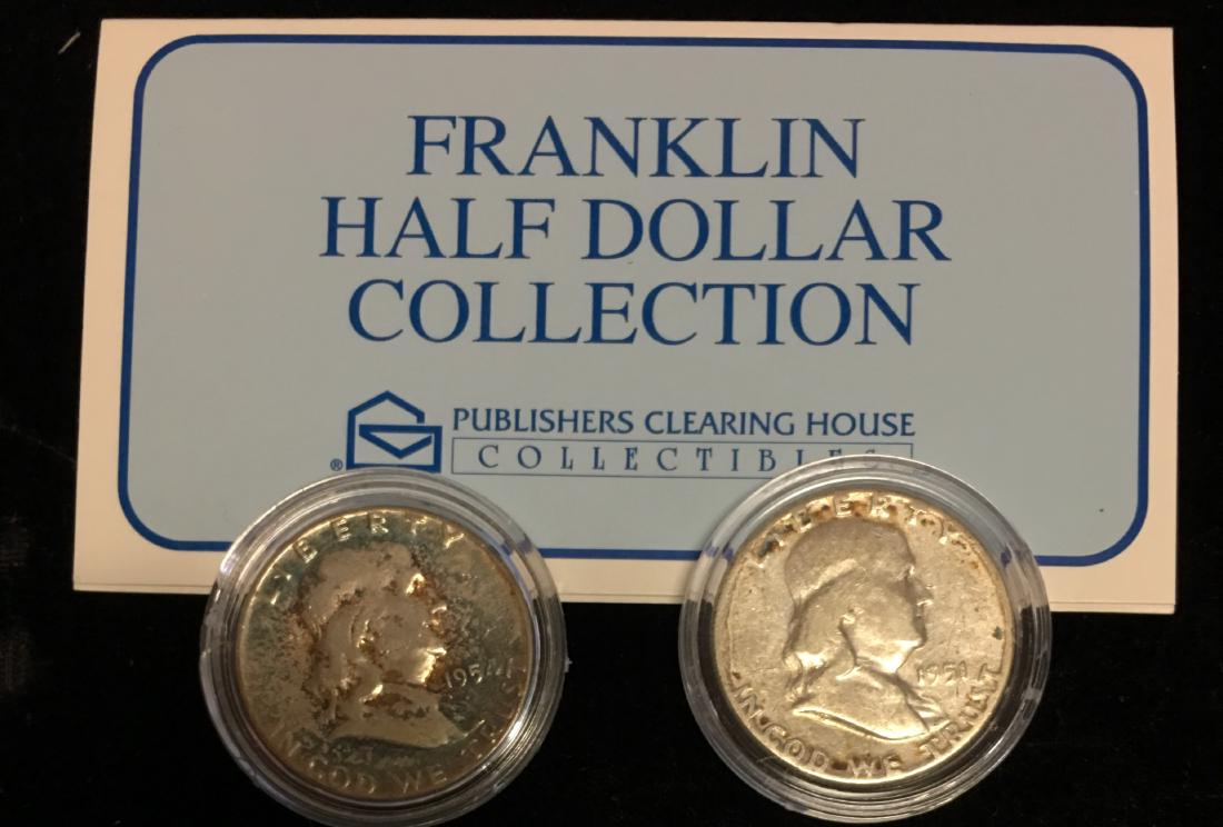 1951-P & 1954-P Franklin Half Dollar Collection from (1 of 3)