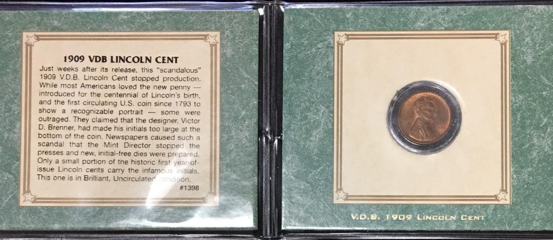 1909 VDB Lincoln Cent - The American Historic Society - (1 of 5)