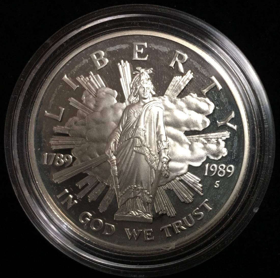 1989-S $1 Congress Bicentennial Commemorative Silver (1 of 2)