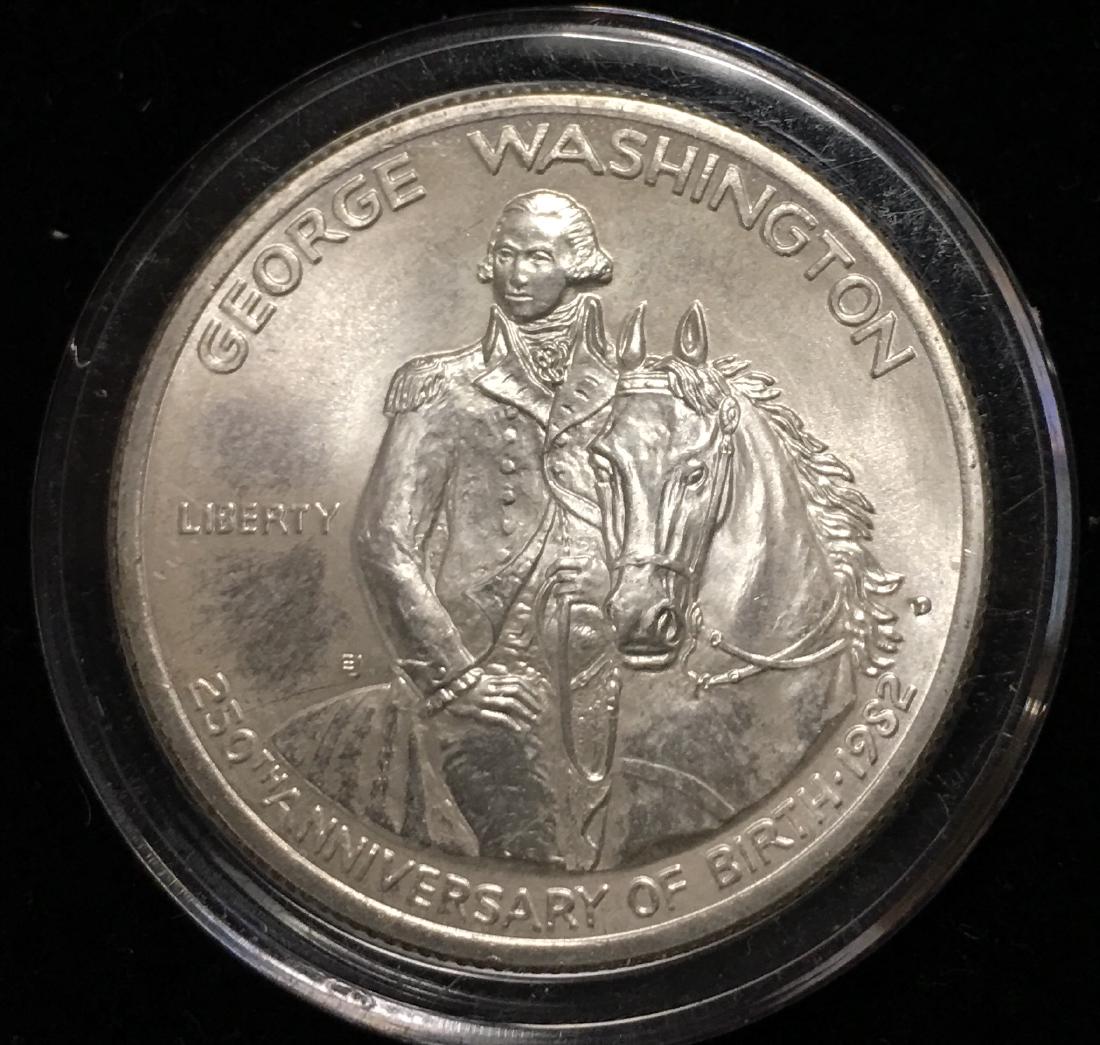 1982-D 50C G.Washington Modern Commemorative Silver (1 of 2)