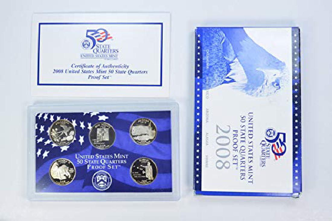 2008-S US Mint Quarter Proof Set in OGP & COA (1 of 1)
