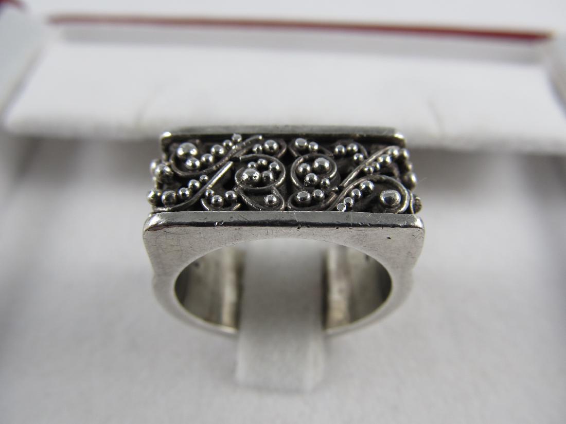 LOIS HILL STERLING SILVER ATTRACTIVE RING SIZE 7 ½ V (1 of 8)