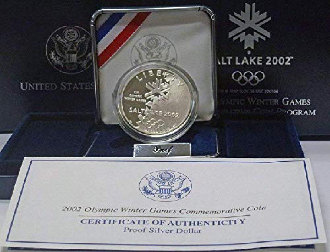 2002-P $1 Salt Lake Olympic Winter Games Commem Silver (1 of 1)