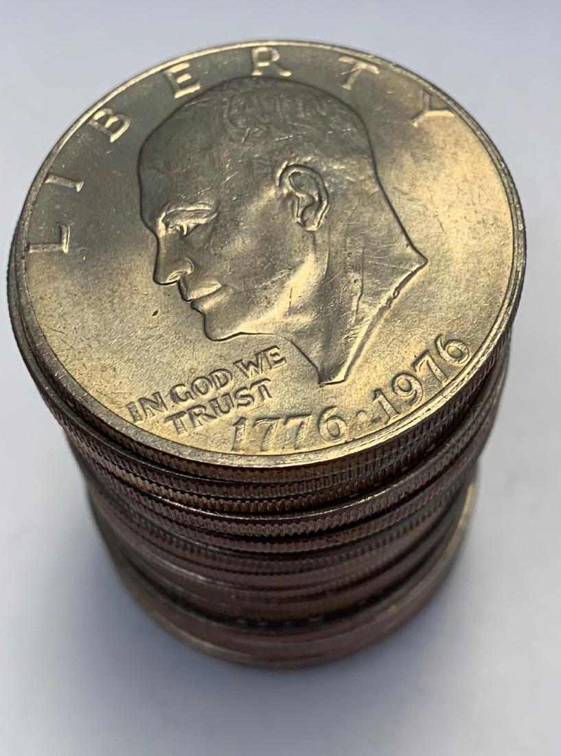 1976-P Eisenhower Dollars Type 2 Roll of 20 in plastic (1 of 2)