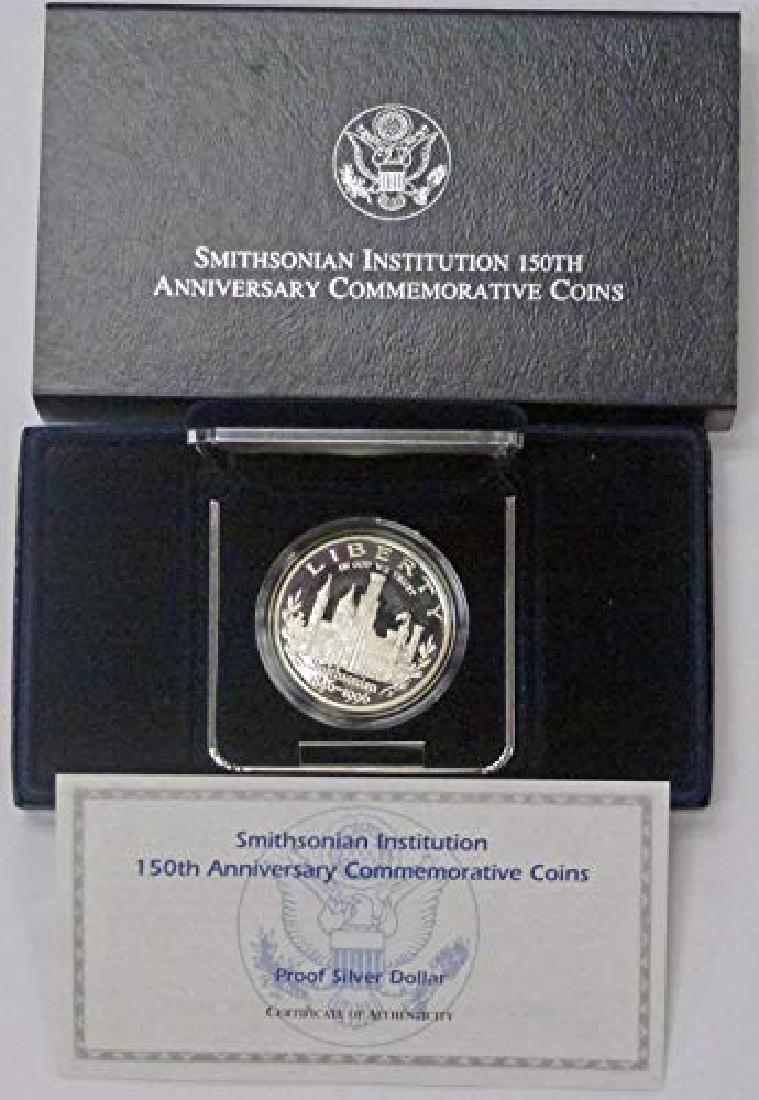 1996-P $1 Smithsonian Institution Commemorative Silver (1 of 1)