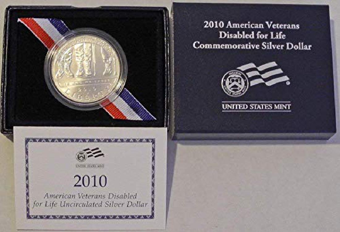 2010-W $1 American Disabled Veterans Commemorative (1 of 1)